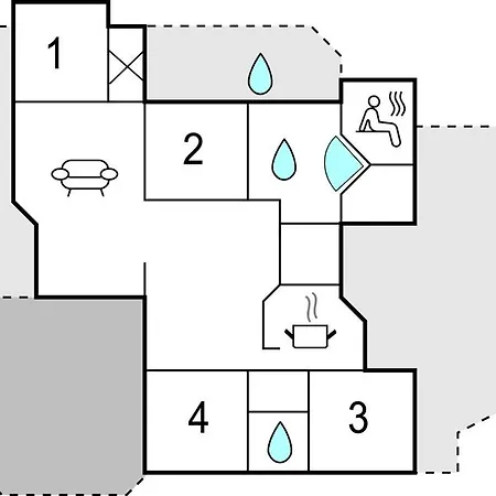 Monasvej Lokken Iv 펜션 *